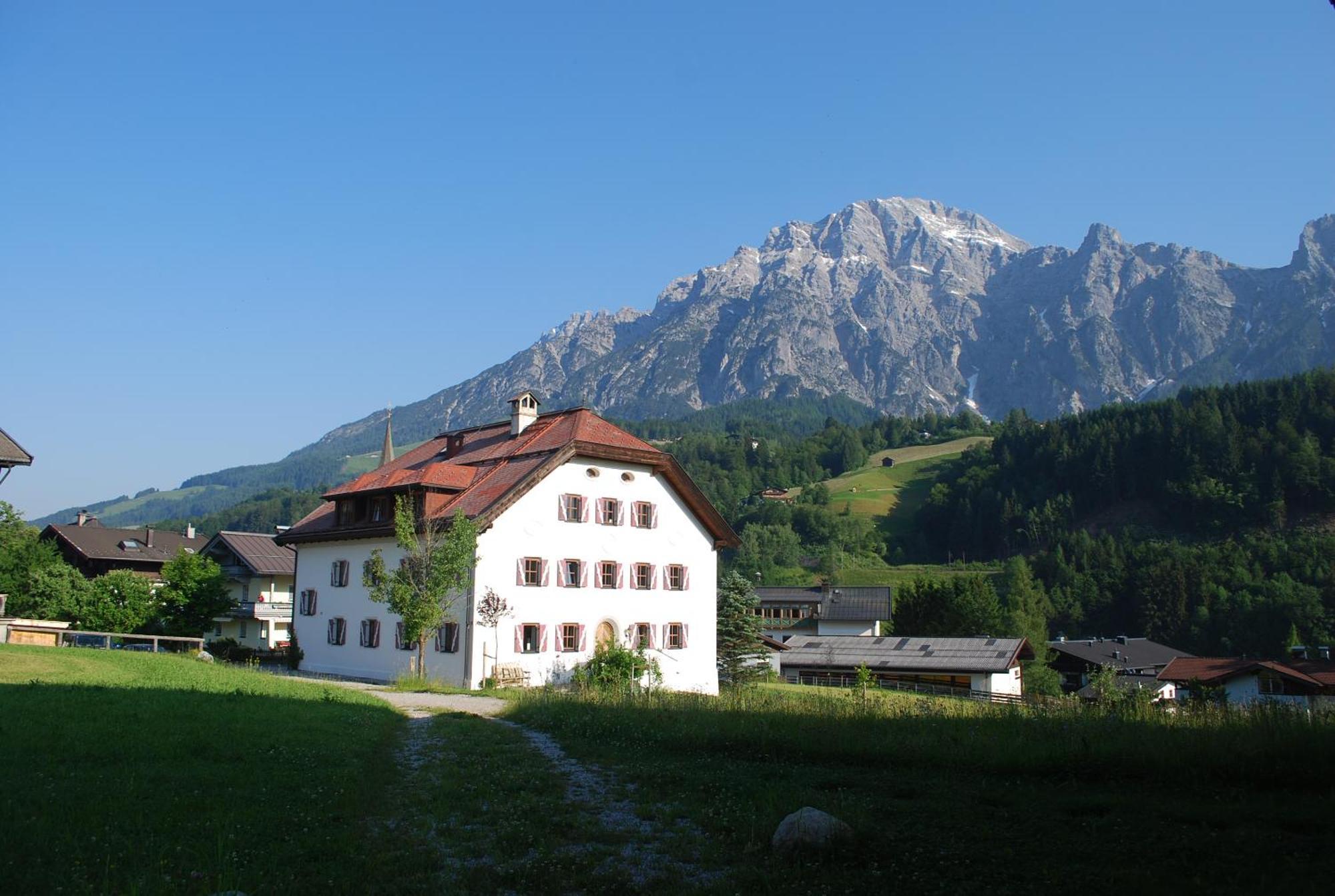 Ansitz Wirtsgut - Familienappartements in den Bergen Leogang Exterior foto
